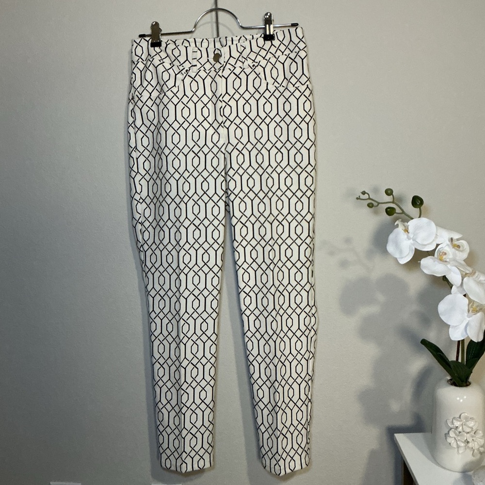 Geometric Patterned Pants - image 1